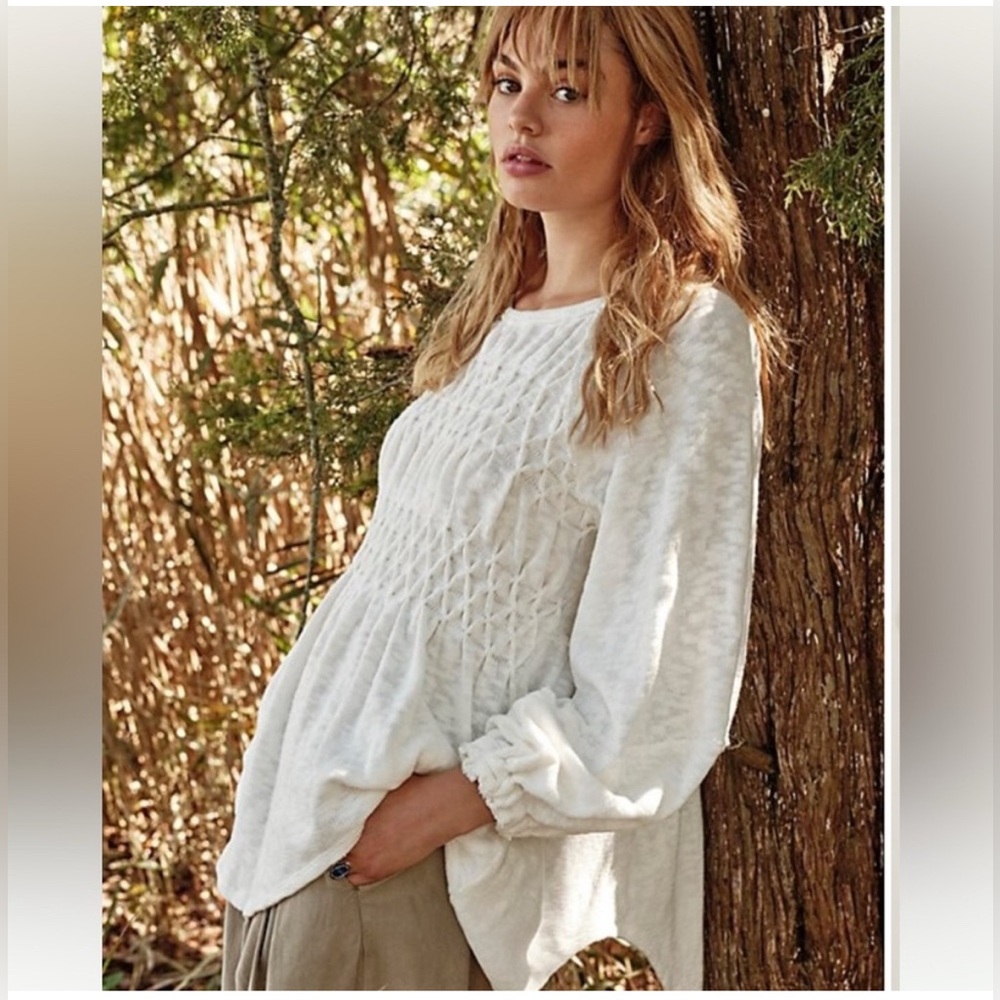 We The Free Snowbell Babydoll Top